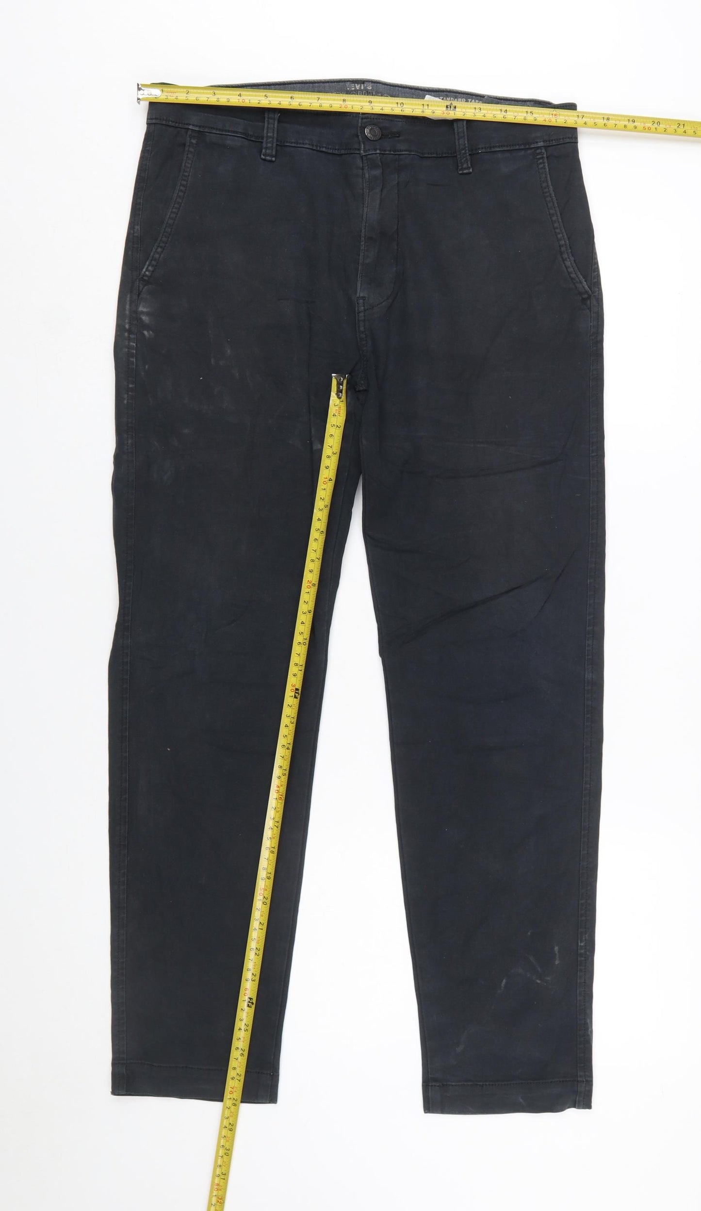 Levi's Men's Black XX Chino Trousers W32 L30 Regular Fit