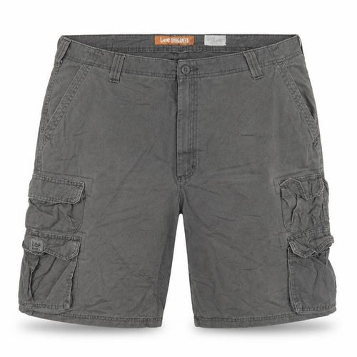 Lee Dungarees Men's Grey Cargo Shorts Size 42 Cotton Casual