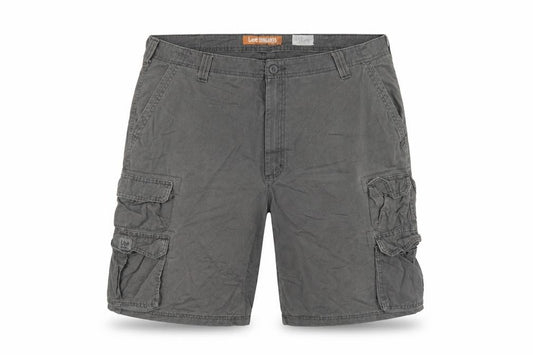 Lee Dungarees Men's Grey Cargo Shorts Size 42 Cotton Casual