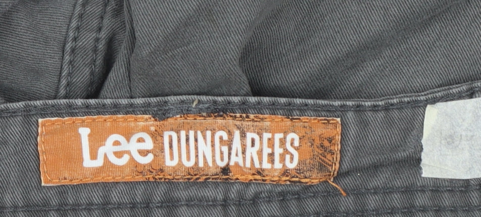 Lee Dungarees Men's Grey Cargo Shorts Size 42 Cotton Casual