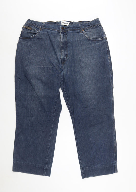 Wrangler Men's Blue Texas Straight Leg Denim Jeans W38 L30