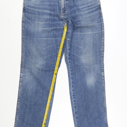 Wrangler Men's Blue Straight Leg Texas Stretch Jeans W33 L30