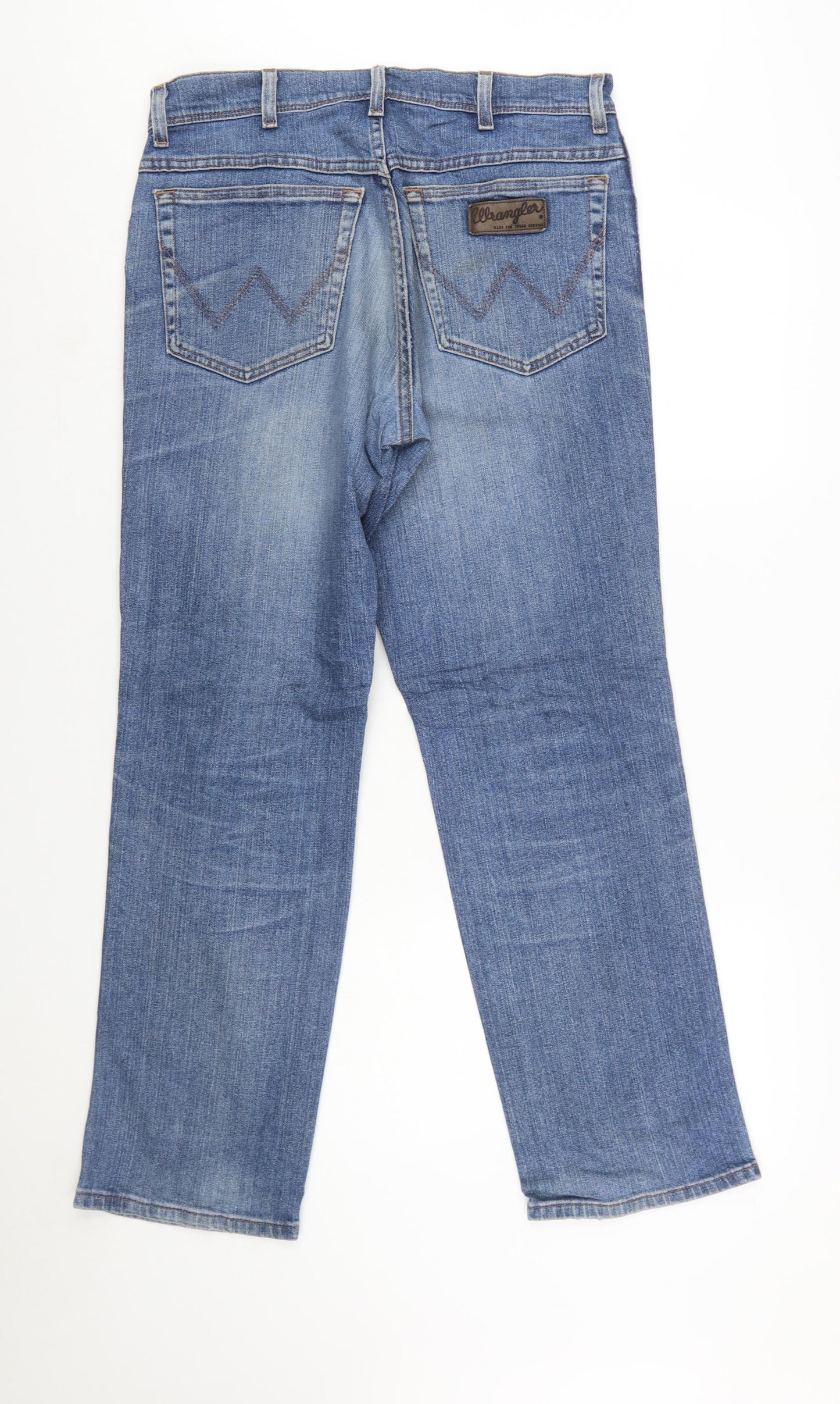 Wrangler Men's Blue Straight Leg Texas Stretch Jeans W33 L30