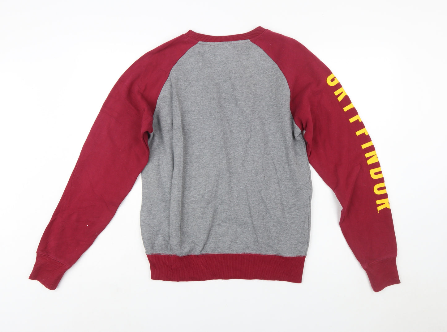 Harry Potter Gryffindor Grey & Maroon Women's Small Sweatshirt