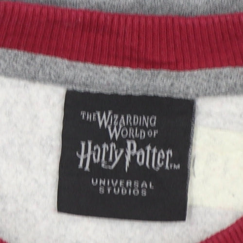 Harry Potter Gryffindor Grey & Maroon Women's Small Sweatshirt