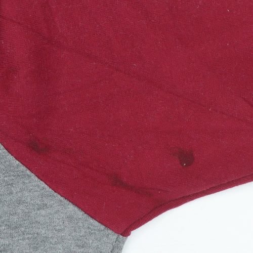 Harry Potter Gryffindor Grey & Maroon Women's Small Sweatshirt