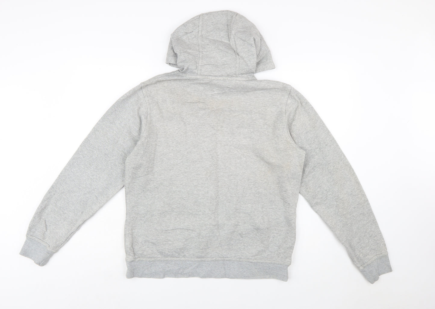 Nike Men's Grey Pullover Hoodie M Graphic Logo Sportswear