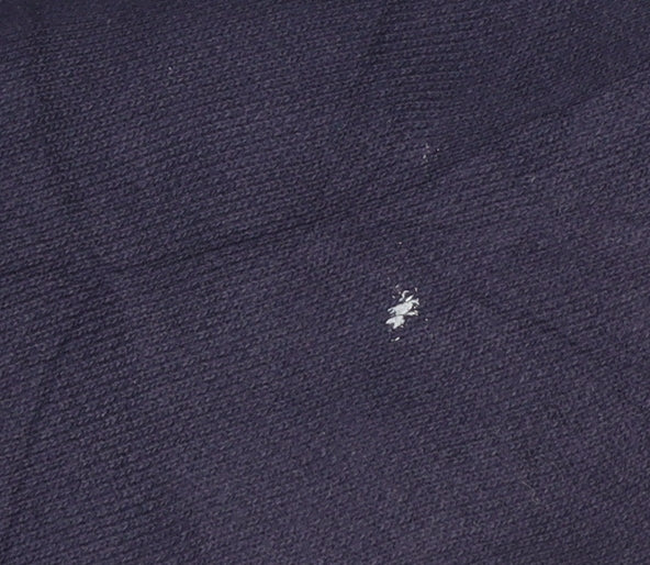 Puma Men's Navy Blue Graphic Print Crew Neck Sweatshirt Size S