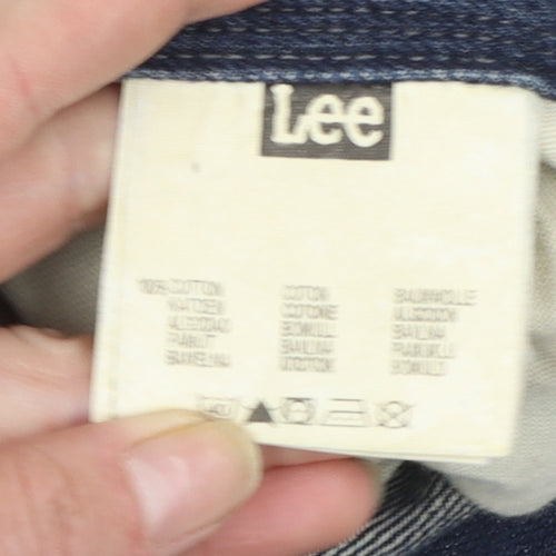 Lee Men's Blue Straight Leg Regular Fit Denim Jeans W32 L34