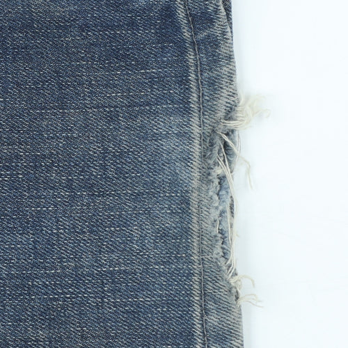 Lee Men's Blue Straight Leg Regular Fit Denim Jeans W32 L34