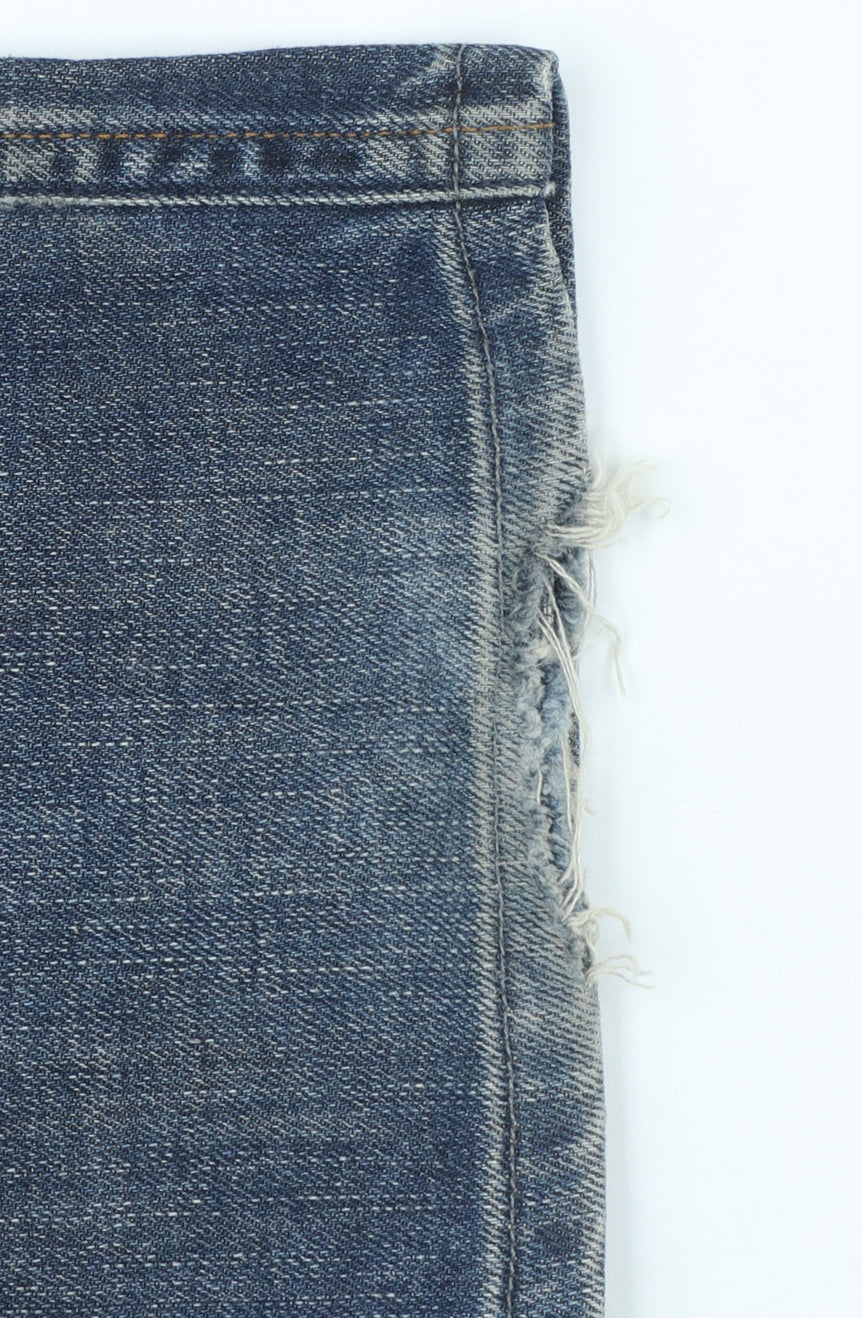 Lee Men's Blue Straight Leg Regular Fit Denim Jeans W32 L34