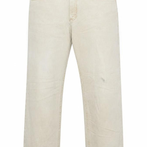 Lee Men's Beige 38x30 Straight Fit Cotton Denim Jeans
