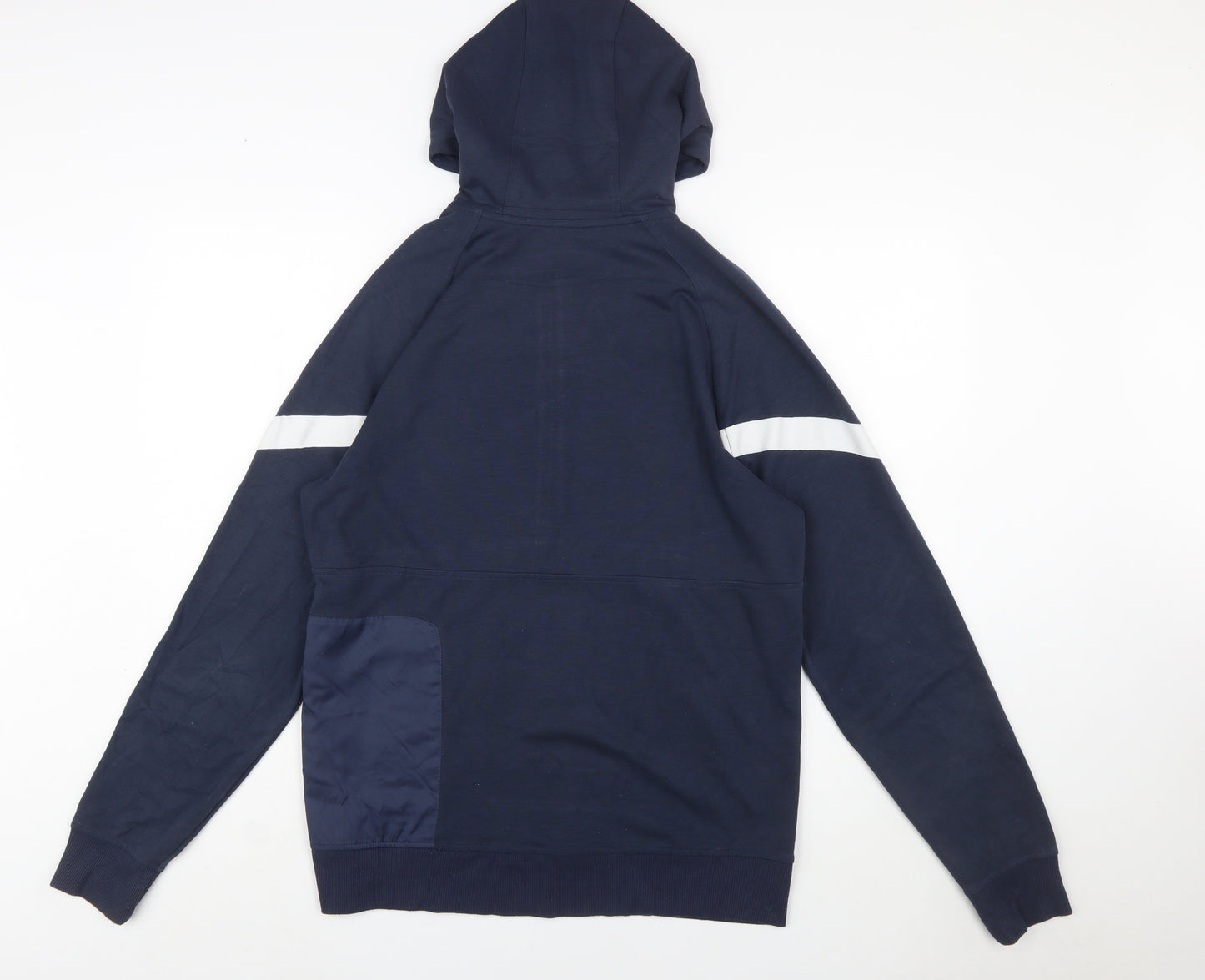 Nike Men's Blue Dri-FIT Pullover Hoodie Medium Football Sports Top