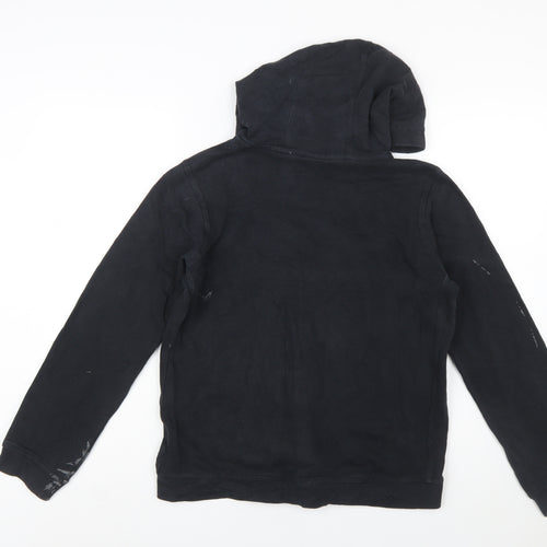 Nike Boys Black XL Pullover Hoodie Cotton Blend Logo Sportswear