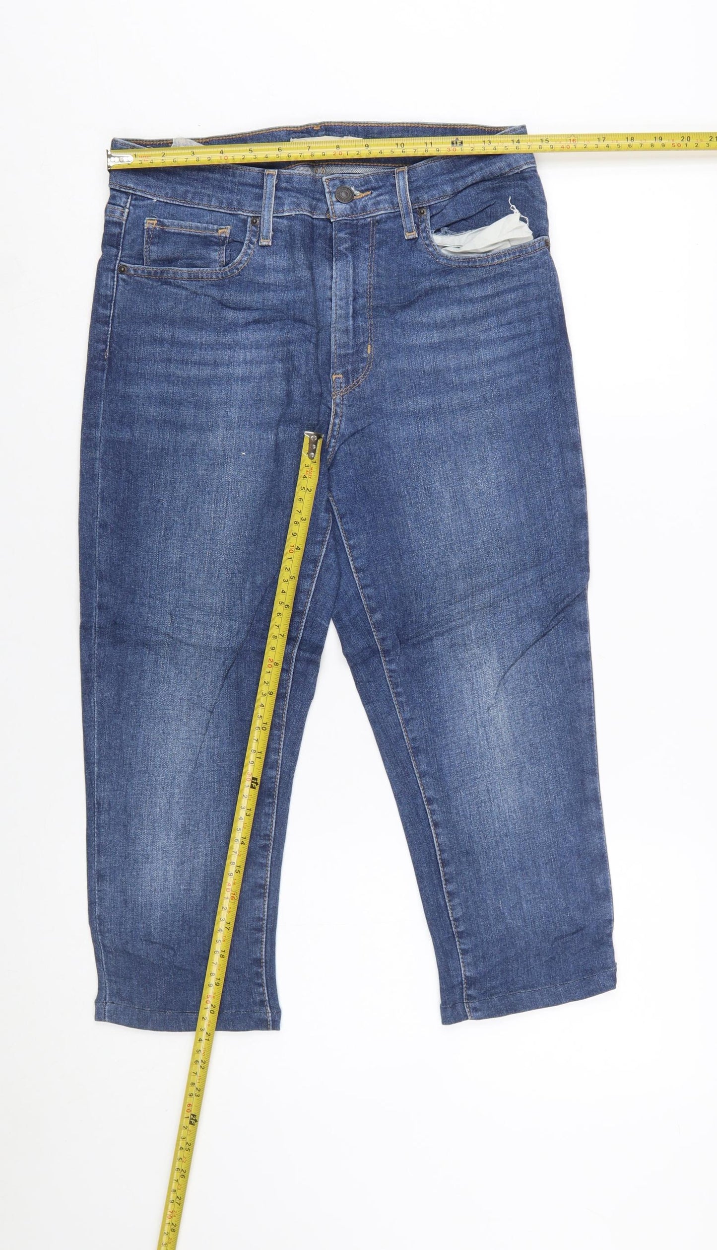 Levi's Women's Blue 721 High Rise Skinny Jeans Size 29