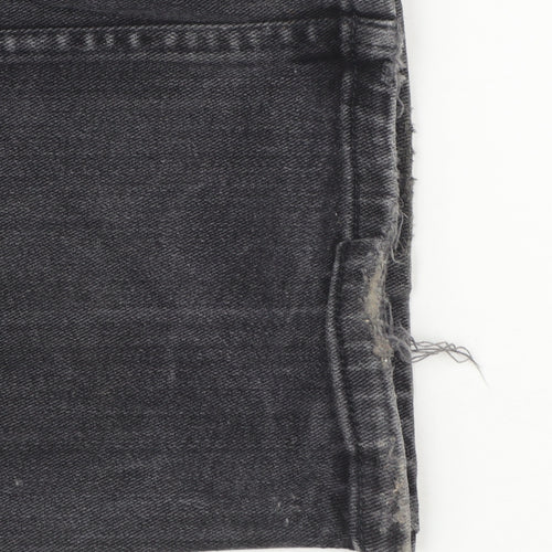 Wrangler Men's Black Grey Straight Texas Stretch Jeans W33 L34