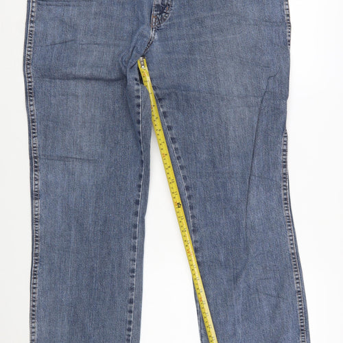 Wrangler Men's Blue Texas Stretch Straight Fit Jeans W38 L32