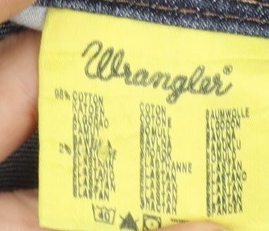 Wrangler Men's Blue Texas Stretch Straight Fit Jeans W38 L32