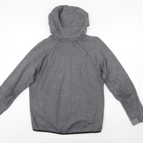 Nike Boys Grey Full Zip Hoodie XL 13-15 Years Hooded Sportswear