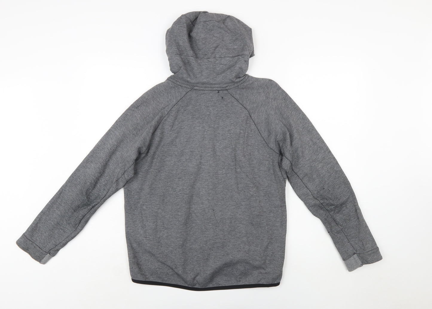 Nike Boys Grey Full Zip Hoodie XL 13-15 Years Hooded Sportswear