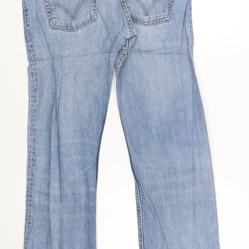 Levi Strauss & Co Men Blue W32 L32 Straight Denim Jeans