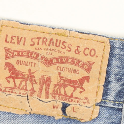 Levi Strauss & Co Men Blue W32 L32 Straight Denim Jeans