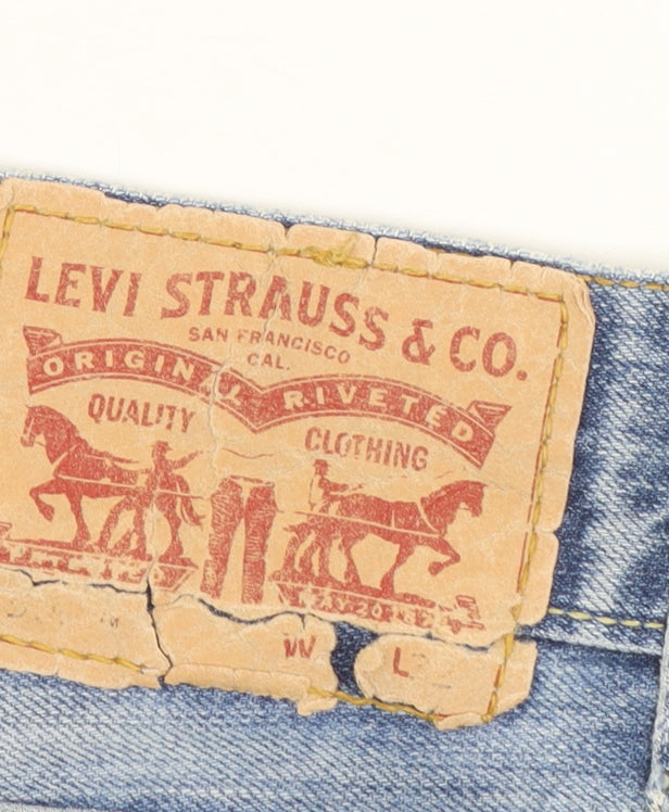 Levi Strauss & Co Men Blue W32 L32 Straight Denim Jeans