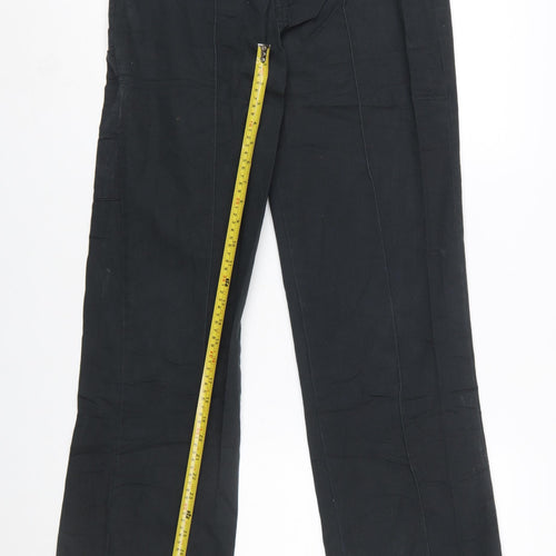 Dickies Men's Black 30R Workwear Trousers Regular Fit Straight Leg