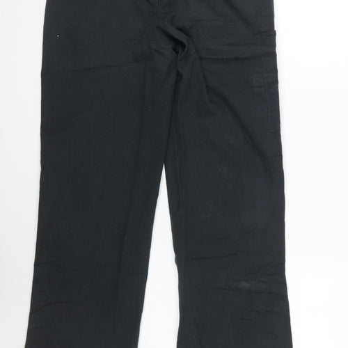 Dickies Men's Black 30R Workwear Trousers Regular Fit Straight Leg