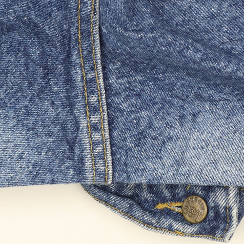 Lee Women Blue Vintage Stonewash Mom Jeans Size 22 High Rise Denim