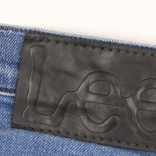 Lee Women Blue Daren Zip Fly Straight Leg Jeans Size 12 Regular