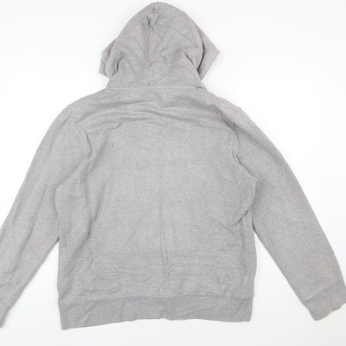 Levi's Men's Grey Logo Pullover Hoodie Size L