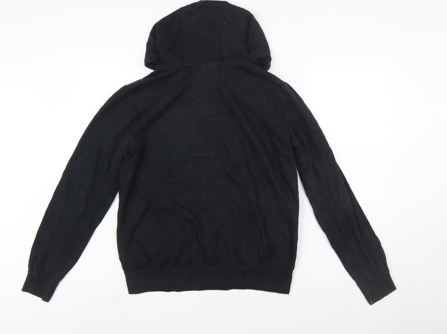 Nike Womens Black Full Zip Hoodie Medium Cotton Blend Sweatshirt
