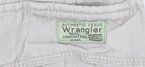 Wrangler Men's Beige Cargo Shorts Size 40 Cotton Canvas Outdoor