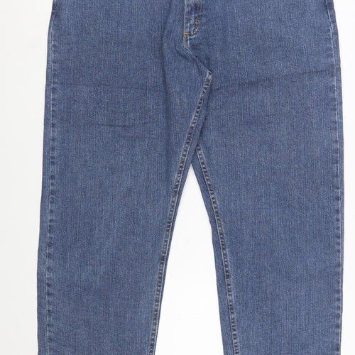 Wrangler Authentics Men Blue Straight Fit Jeans 40x29 Denim