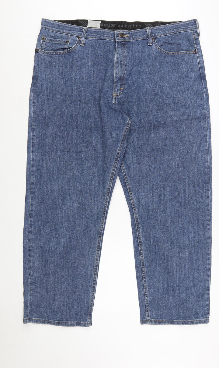 Wrangler Authentics Men Blue Straight Fit Jeans 40x29 Denim