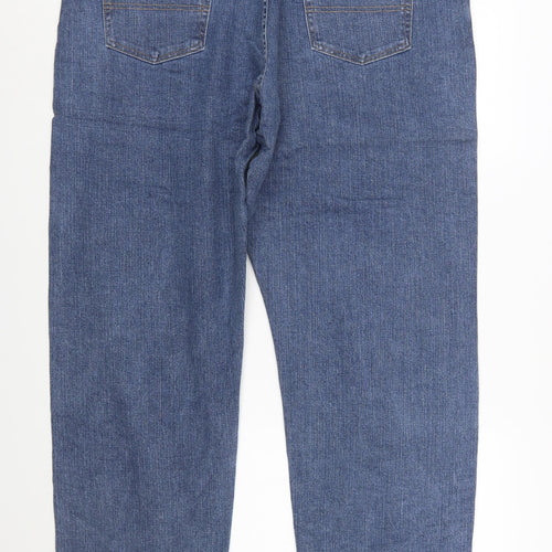 Wrangler Authentics Men Blue Straight Fit Jeans 40x29 Denim