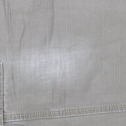 Wrangler Mens Beige Cargo Workwear Trousers Size 36x32