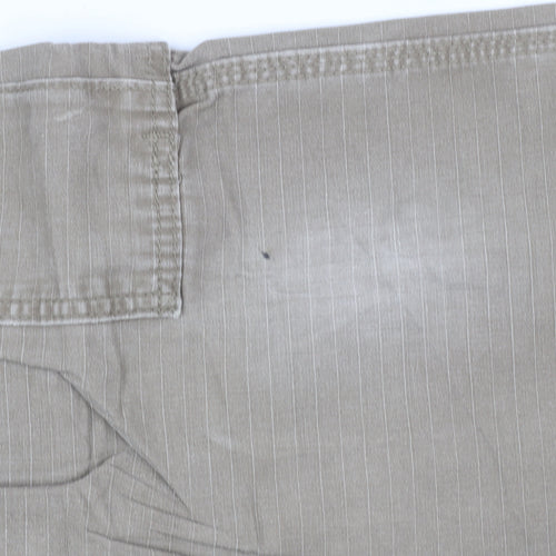 Wrangler Mens Beige Cargo Workwear Trousers Size 36x32