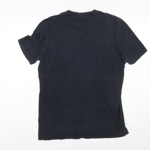 Hugo Boss Men's Black Crew Neck Cotton T-Shirt Size M