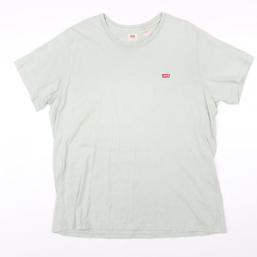 Levi's Men's Green XL Short Sleeve Crew Neck Cotton T-Shirt