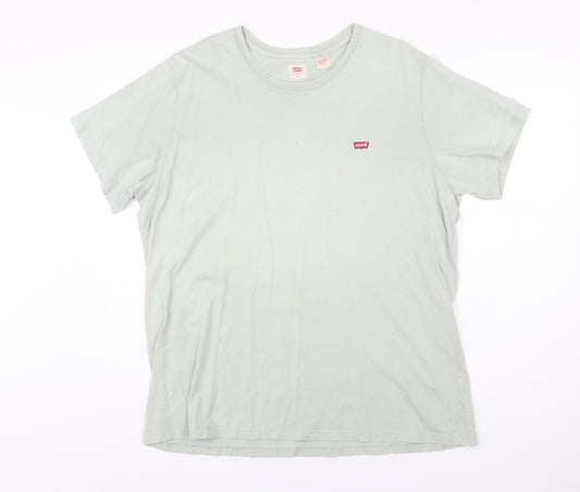 Levi's Men's Green XL Short Sleeve Crew Neck Cotton T-Shirt