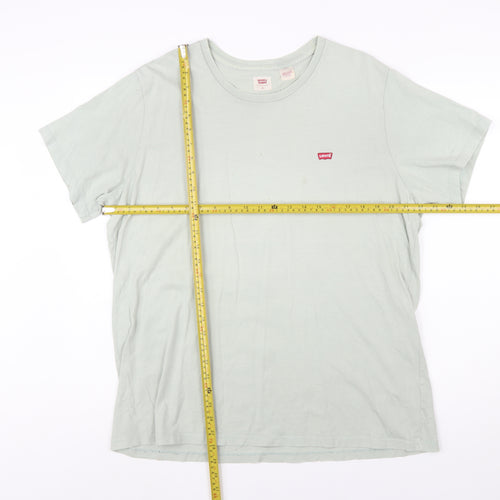 Levi's Men's Green XL Short Sleeve Crew Neck Cotton T-Shirt
