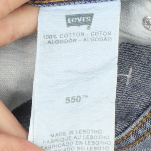 Levi's 550 Men's Blue Relaxed Fit Straight Leg Jeans W40 L32