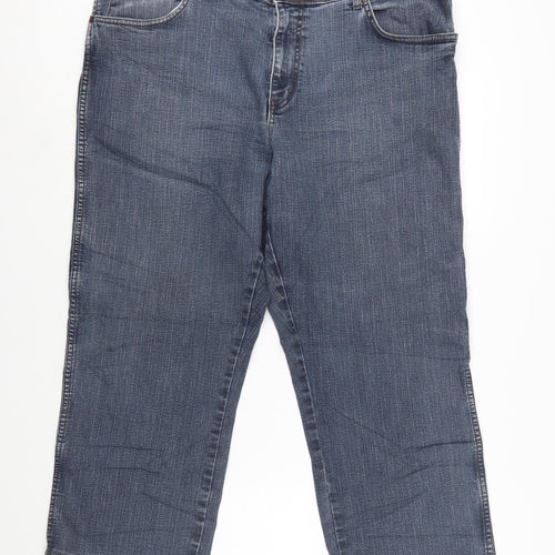 Wrangler Men's Blue Texas Straight Leg Jeans W40 L30 Regular Fit
