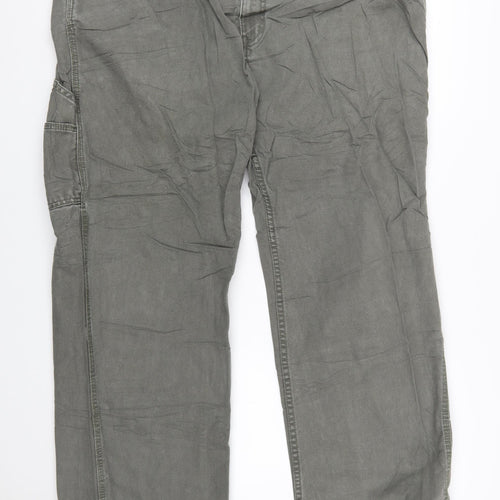 C.E. Schmidt Workwear Men's Grey 44x30 Straight Jeans Cotton Canvas