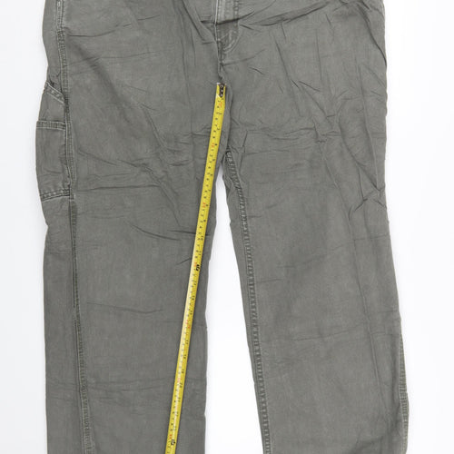 C.E. Schmidt Workwear Men's Grey 44x30 Straight Jeans Cotton Canvas