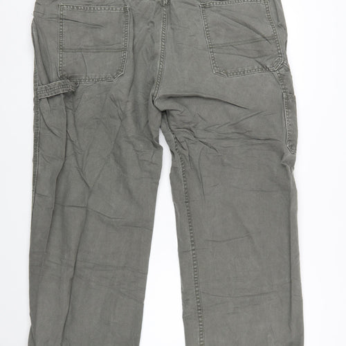 C.E. Schmidt Workwear Men's Grey 44x30 Straight Jeans Cotton Canvas