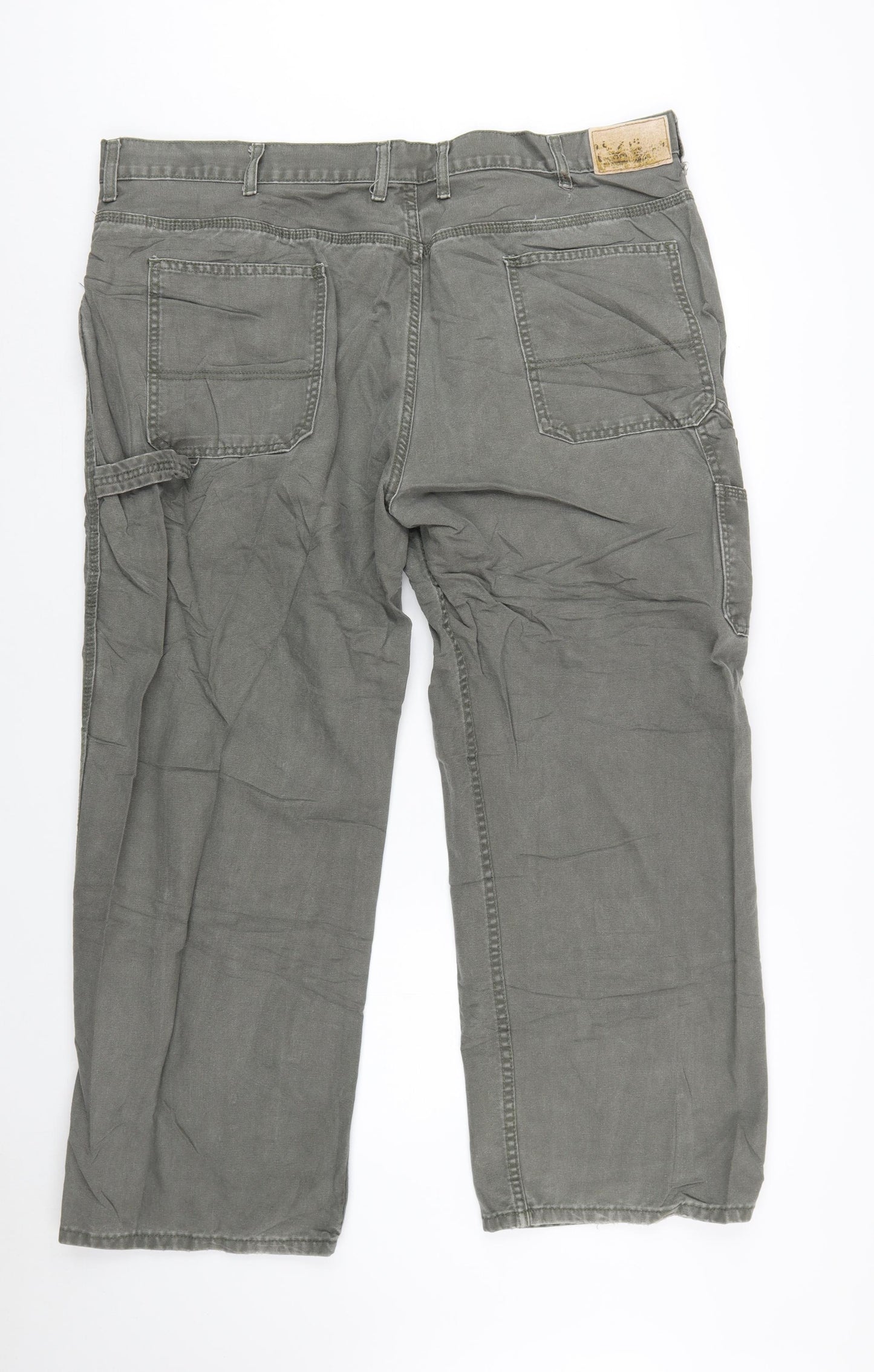 C.E. Schmidt Workwear Men's Grey 44x30 Straight Jeans Cotton Canvas