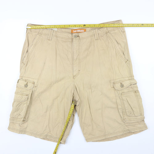 Lee Dungarees Men's Beige Cargo Shorts Size 42 Regular Fit